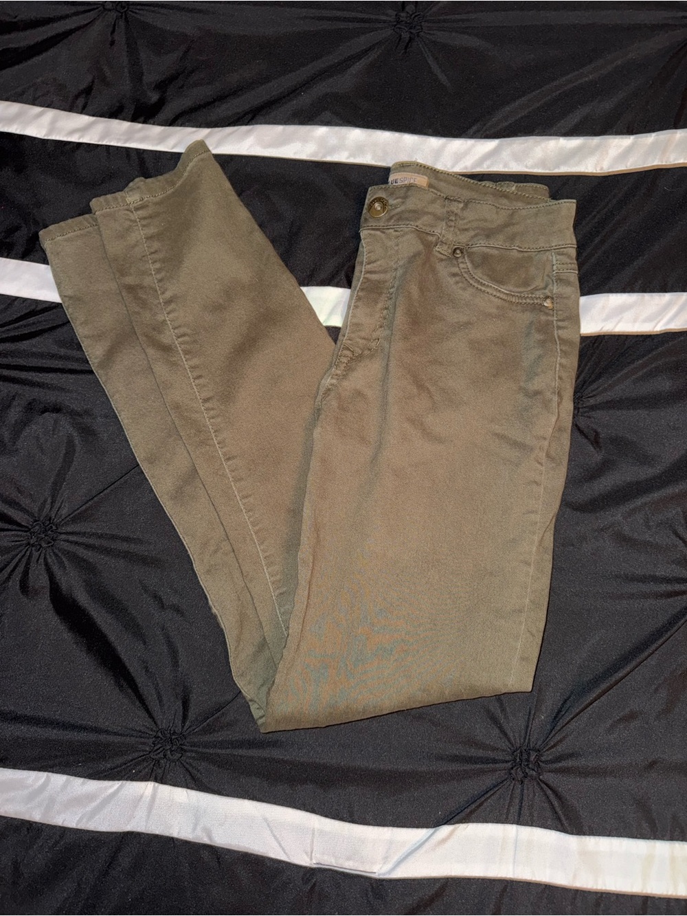 Women's Olive Green Jeans